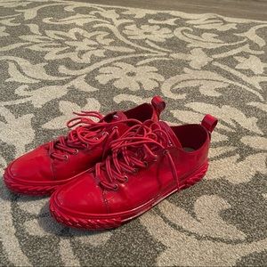 Giuseppe zanotti red shoe, size 43